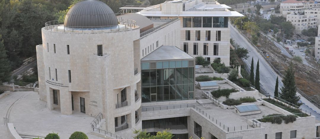 Coloured view of a beige building